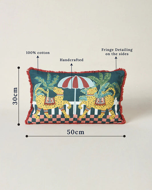 Jungle Soiree Cushion Cushion Cover, 12" × 20" | Lost in Paradise